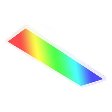 Briloner 7404-016 - RGBW-LED-Aufputzpanel, dimmbar, 22 W, 230 V, 4000 K, inkl. Fernbedienung