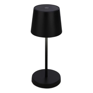 Briloner 7423015 - Dimmbare, aufladbare LED-Outdoor-Tischleuchte LED/2,6W/5V IP44 2000 mAh schwarz