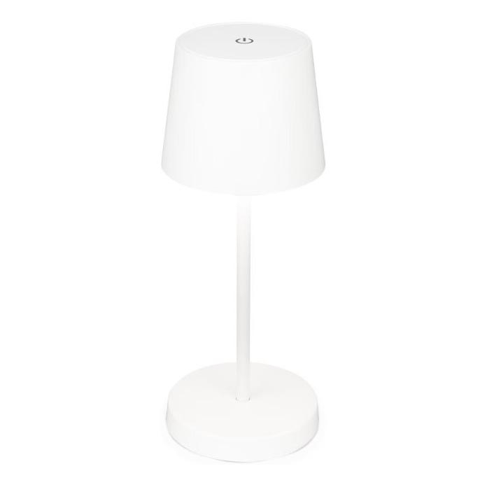 Briloner 7423016 - Dimmbare, aufladbare LED-Outdoor-Tischleuchte LED/2,6W/5V 2000mAh IP44 weiß