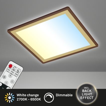 Briloner 7459-417 - LED dimmbares Deckenleuchte DECO LED/24W/230V 2700-6500K + Fernbedienung
