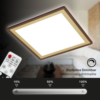 Briloner 7459-417 - LED dimmbares Deckenleuchte DECO LED/24W/230V 2700-6500K + Fernbedienung