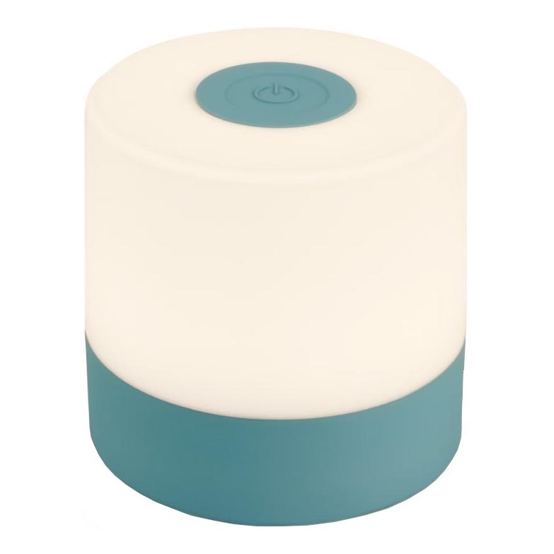 Briloner 7461010 - Dimmbare, aufladbare LED-Outdoor-Tischleuchte LED/2W/5V IP44 blau