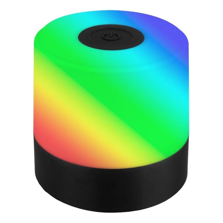 Briloner 7462015 - Aufladbare LED-RGB-Tischleuchte für den Außenbereich LED/1,5W/5V IP44 schwarz
