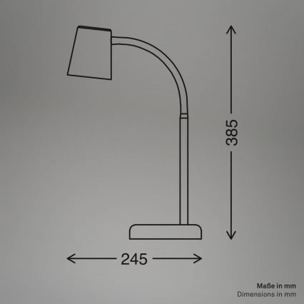 Briloner 7476-011 - Tischlampe SKRIVA 1xGU10/9W/230V beige