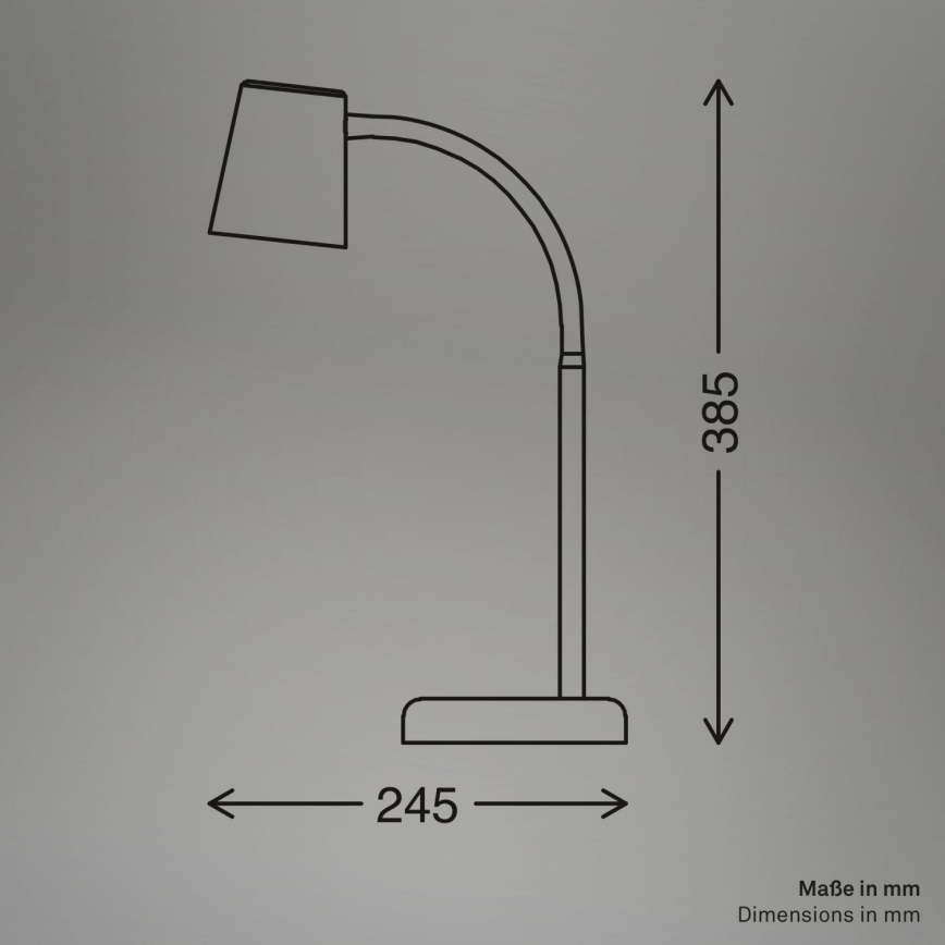 Briloner 7476-011 - Tischlampe SKRIVA 1xGU10/9W/230V beige