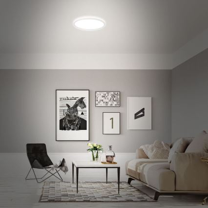 Briloner 7494016 - LED RGBW dimmbare Deckenleuchte SMART LED/22W/230V 4000K Ø 42 cm Wi-Fi Tuya + Fernbedienung