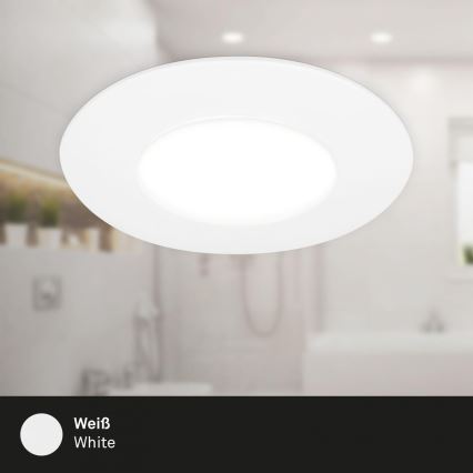 Briloner 7598036 - SET 3x LED-Einbauleuchte für Badezimmer LED/4,9W/230V IP44 2700/4000/6500K weiß