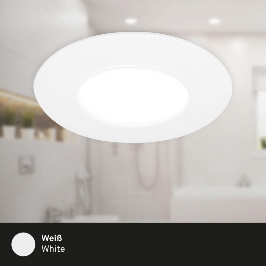 Briloner 7598036 - SET 3x LED-Einbauleuchte für Badezimmer LED/4,9W/230V IP44 2700/4000/6500K weiß