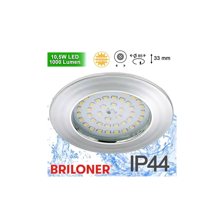 Briloner 8310-019 - LED-Einbauleuchte für Badezimmer LED/10,5W/230V IP44