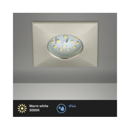 Briloner 8313-012 - LED-Einbauleuchte für Badezimmer LED/5W/230V IP44 matt Chrom