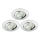 Briloner 8317-039 - SET 3x Dimmbare LED-Einbauleuchte für Badezimmer LED/5,5W/230V IP23