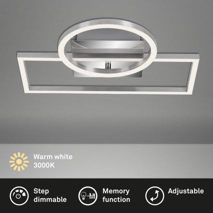 Briloner - Dimmbare LED-Deckenleuchte FRAMES LED/19W/230V