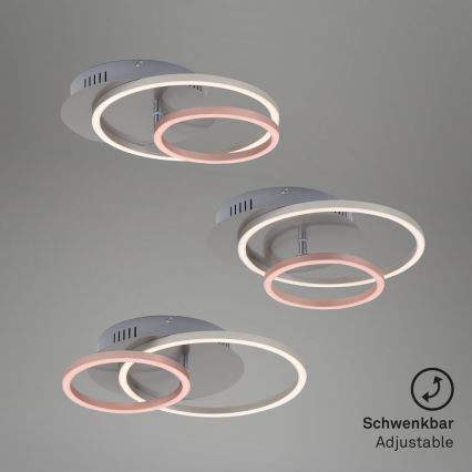 Briloner - Dimmbare LED-Deckenleuchte FRAMES LED/24,5W/230V