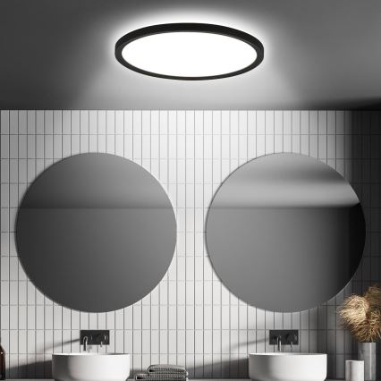 Briloner - LED-Badezimmer-Deckenleuchte mit Sensor MOVE LED/18W/230V IP44 Ø 29 cm weiß