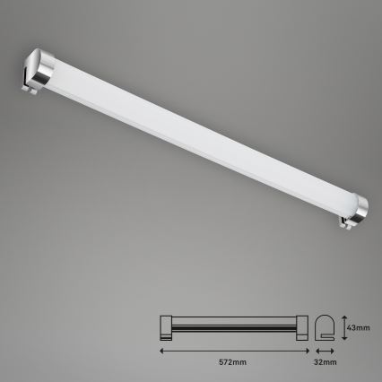 Briloner - LED-Badezimmer-Spiegelbeleuchtung SPLASH LED/10W/230V IP44