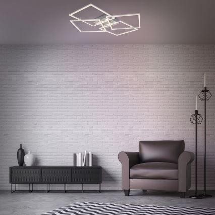 Briloner - LED Deckenleuchte FRAME dimmbar 4xLED/12W/230V