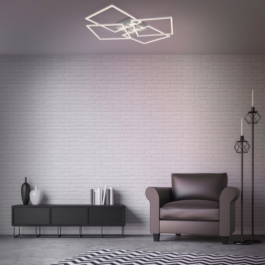 Briloner - LED Deckenleuchte FRAME dimmbar 4xLED/12W/230V