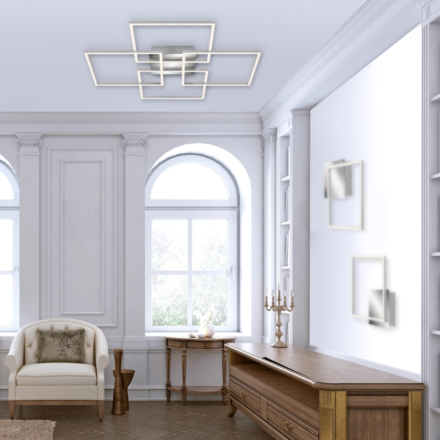 Briloner - LED Deckenleuchte FRAME dimmbar 4xLED/12W/230V