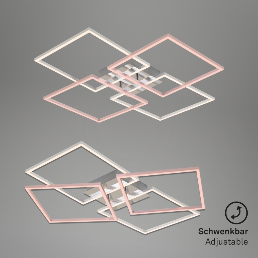 Briloner - LED Deckenleuchte FRAME dimmbar 4xLED/12W/230V