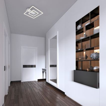 Briloner - LED-Deckenleuchte FRAME LED/22W/230V 3000K 30x32 cm matt-chrom