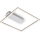 Briloner - LED-Deckenleuchte mit Bewegungs- und Dämmerungssensor FRAME LED/14W/230V 3000K 30x32 cm matt-chrom