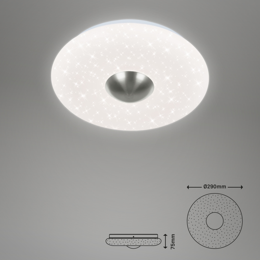 Briloner - LED-Deckenleuchte NALU LED/12W/230V