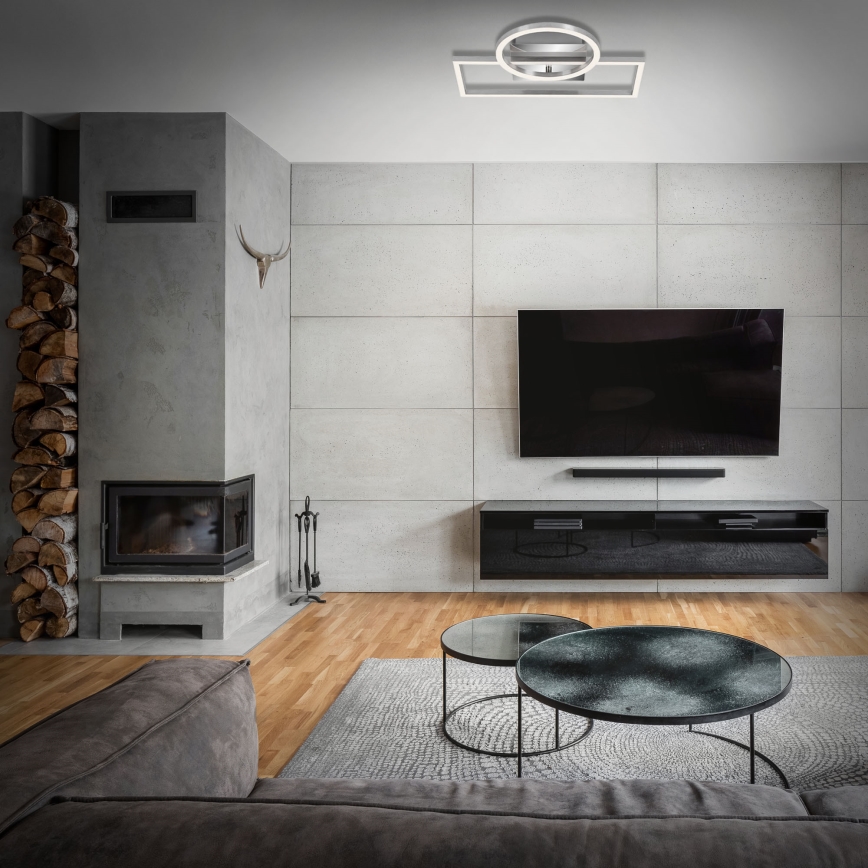 Briloner - LED dimmbare Deckenleuchte FRAMES LED/19W/230V