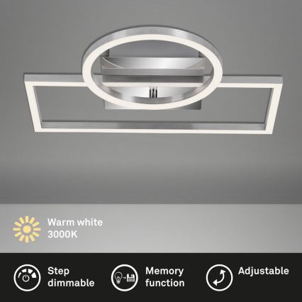 Briloner - LED dimmbare Deckenleuchte FRAMES LED/19W/230V