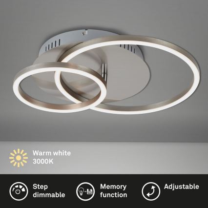 Briloner - LED dimmbares Deckenleuchte FRAMES LED/24,5W/230V