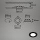 Briloner - SET 3x LED-Deckenleuchte für das Badezimmer LED/3W/230V IP23