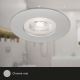 Briloner- SET 3x LED-Deckenleuchte für das Badezimmer LED/4,9W/230V IP44 silbern