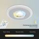 Briloner - SET 3x LED RGBW Dimmbare, abgehängte Badezimmer-Deckenleuchte LED/5W/230V 3000-6500K IP44 + Fernbedienung