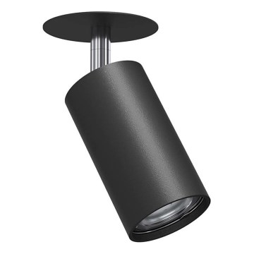 Brosline - Deckeneinbaustrahler 1xGU10/10W/230V schwarz