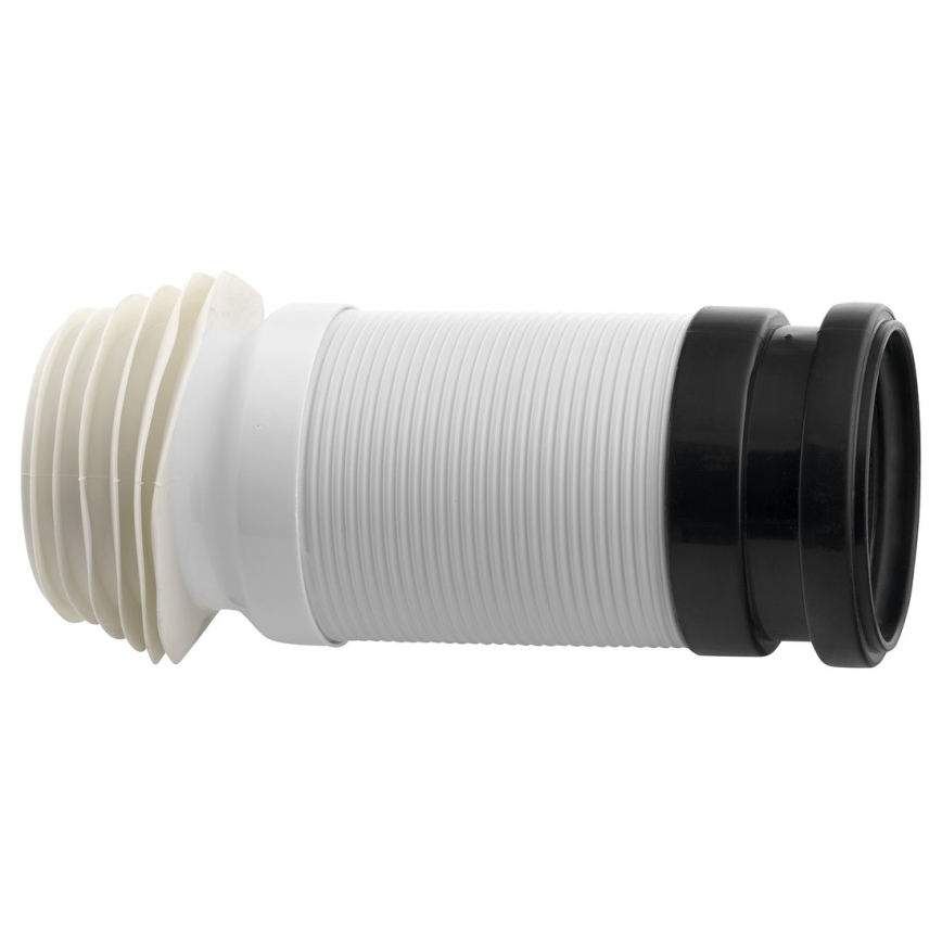 Bruckner - Flexibles Anschlussrohr für WC 45 cm weiß/schwarz