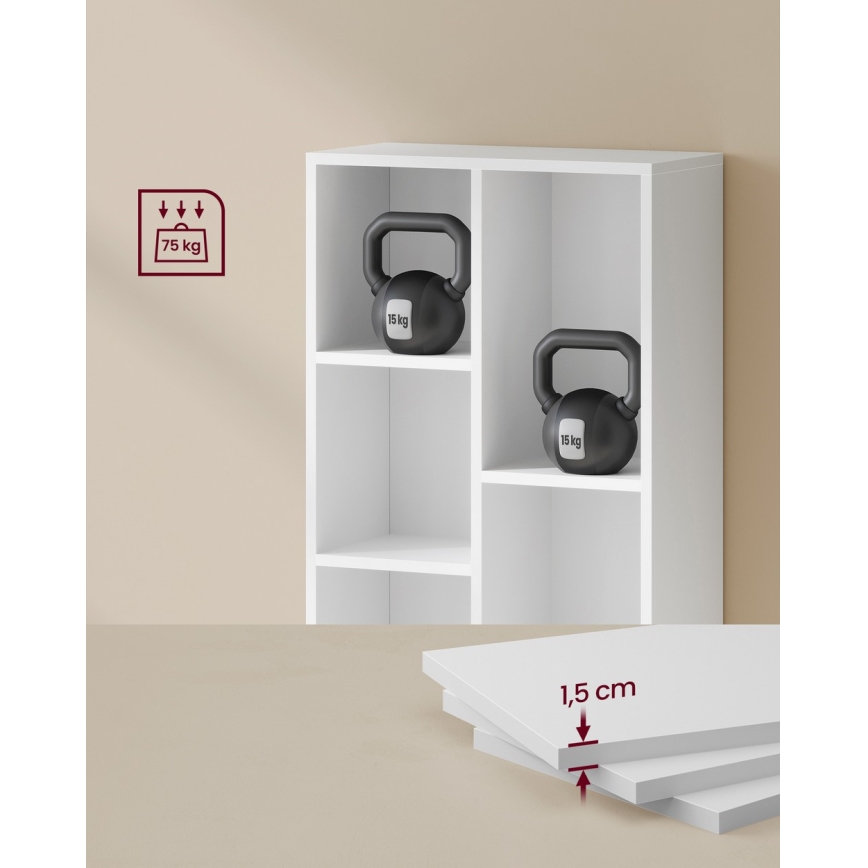 Bücherregal DOVARO weiß