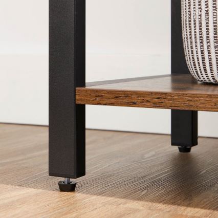 Bücherregal NAVARO braun/schwarz