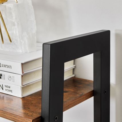 Bücherregal NAVARO braun/schwarz