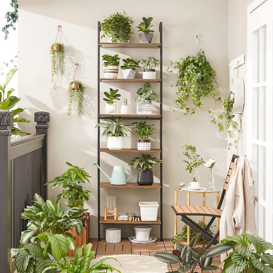 Bücherregal NAVARO braun/schwarz