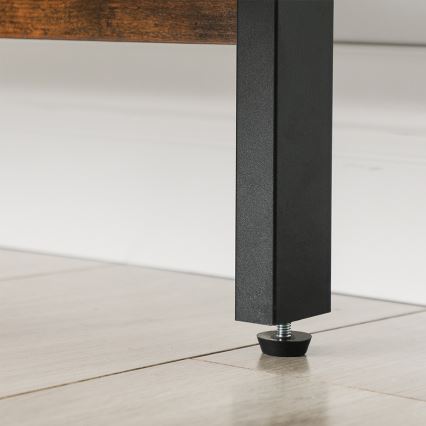 Bücherregal NAVARO Braun/Schwarz