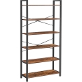 Bücherregal NAVARO braun/schwarz