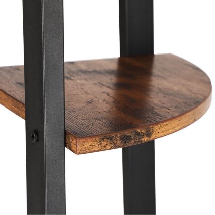 Bücherregal NAVARO, braun/schwarz