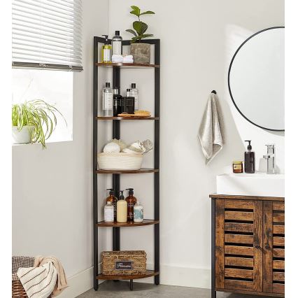 Bücherregal NAVARO braun/schwarz