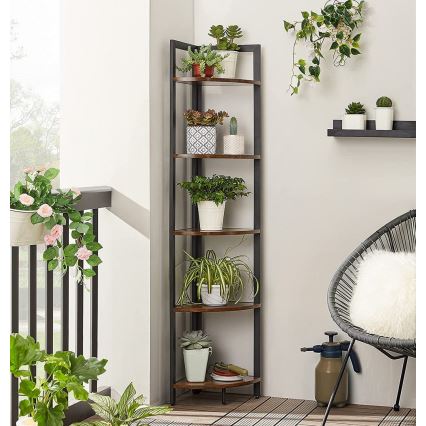 Bücherregal NAVARO braun/schwarz