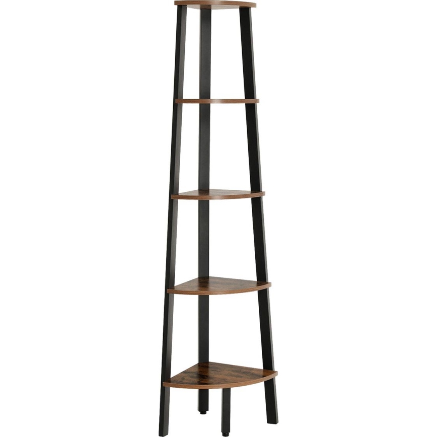 Bücherregal NAVARO braun/schwarz