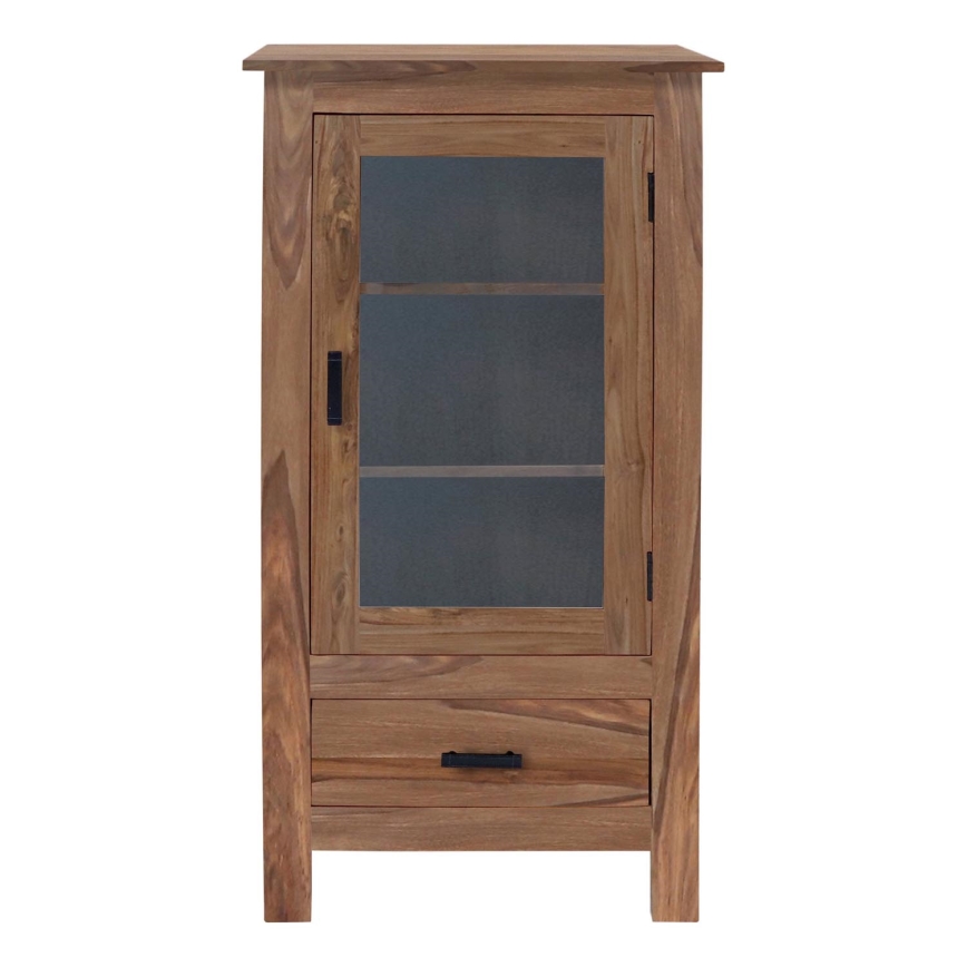 Bücherregal RAMI 120x60 cm Massivholz/Palisander