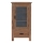 Bücherregal RAMI 120x60 cm Massivholz/Palisander