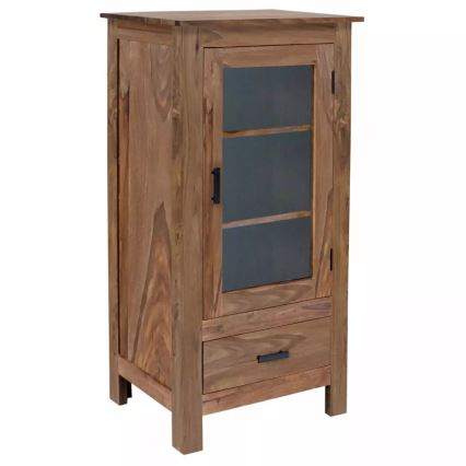 Bücherregal RAMI 120x60 cm Massivholz/Palisander