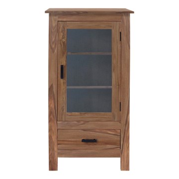 Bücherregal RAMI 60 x 120 x 45 cm, Massivholz / Palisander