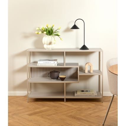 Bücherregal SARON 114x78 cm grau