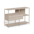 Bücherregal SARON 114x78 cm grau